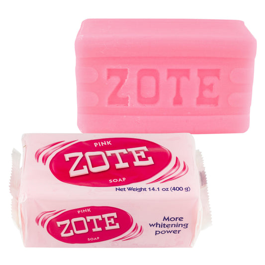 Barra de jabón Zote rosa