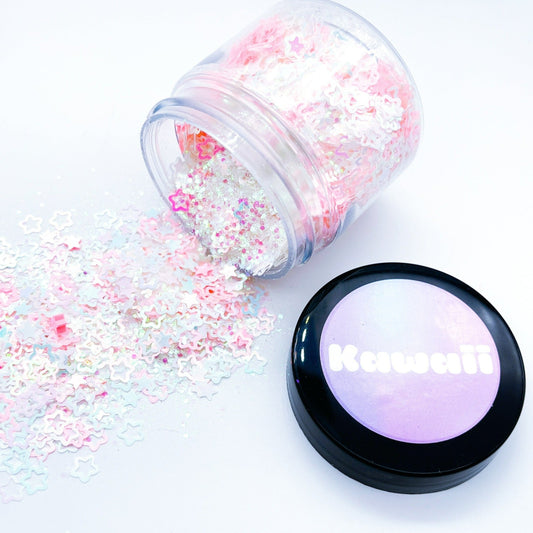 'Kawaii' Glitter Stars