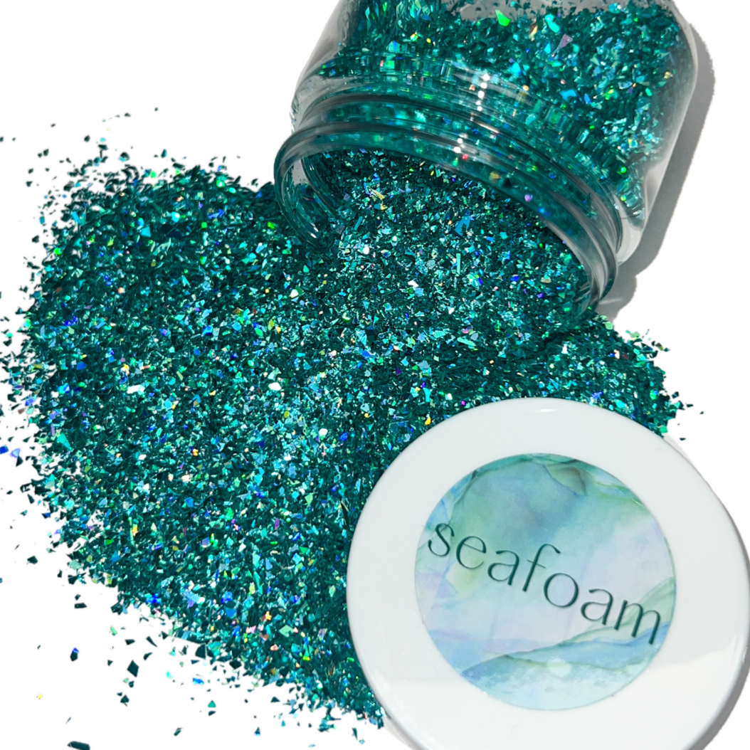 'Seafoam' Glitter Flakes