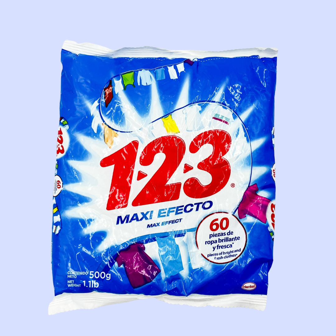 123 Polvo de lavandería