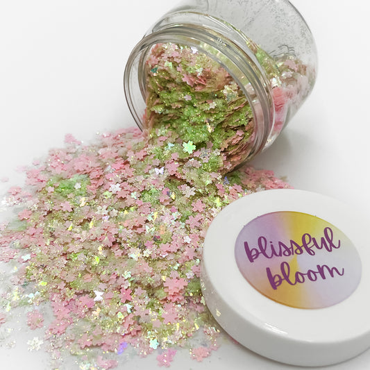 'Blissful Bloom' Chunky Glitter